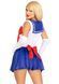 Эротический костюм Сейлор Мун Leg Avenue Sexy Sailor, платье, перчатки, бант, XS, S, M, L SO9195 фото 3