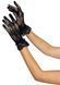 Мереживні рукавички Leg Avenue Floral lace wristlength gloves Black SO9161 фото 3