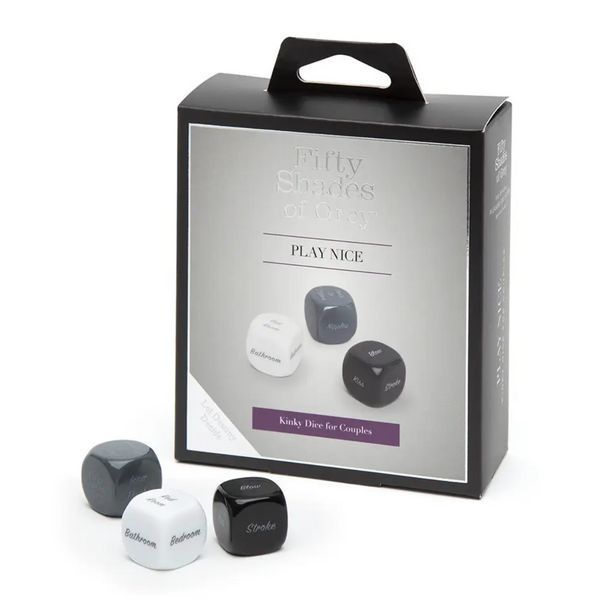Эротическая игра для пары Fifty Shades of Grey, 3 кубика FS32403 фото