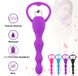 Анальный стимулятор с вибрацией anal plug vibro purple, 12х3,1 см. 300044 фото 3