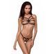 Трусики-стринги из стреп ARMANDA THONG black, S/M, L/XL, XXL/XXXL PS26805 фото 1
