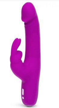 Вібратор кролик Fifty Shades of Grey HAPPY RABBIT Slimline Realistic Rechargeabl, 22,5 х3, 5 см. FS73134 фото