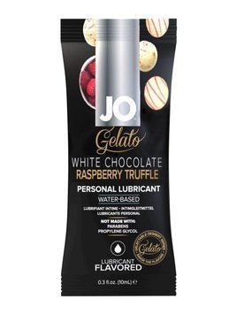 Їстівний лубрикант зі смаком білого шоколаду із малиною System JO Gelato - White Chocolate Raspberry, 10 мл. SO6813 фото