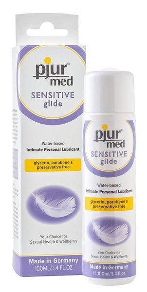 Лубрикант на водной основе для чувствительной кожи pjur MED Sensitive glide, 100 мл. PJ12660 фото