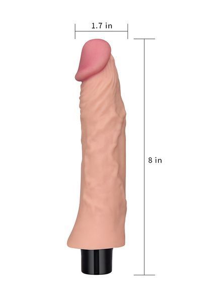 Реалистичный вибратор Real Softee Vibrator 8.3", 21,8х4,3 см. 6452LVTOY013 фото