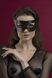 Маска в лице Feral Feelings - Mistery Mask, натуральна шкіра, чорна SO3418 фото 1