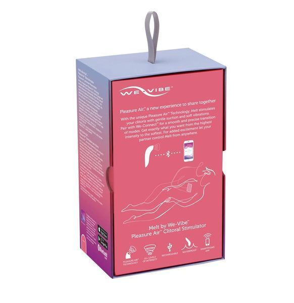 Смарт-вакуумный клиторальный стимулятор Melt by We-Vibe Coral, 12,6х5,5 см. SO6927 фото