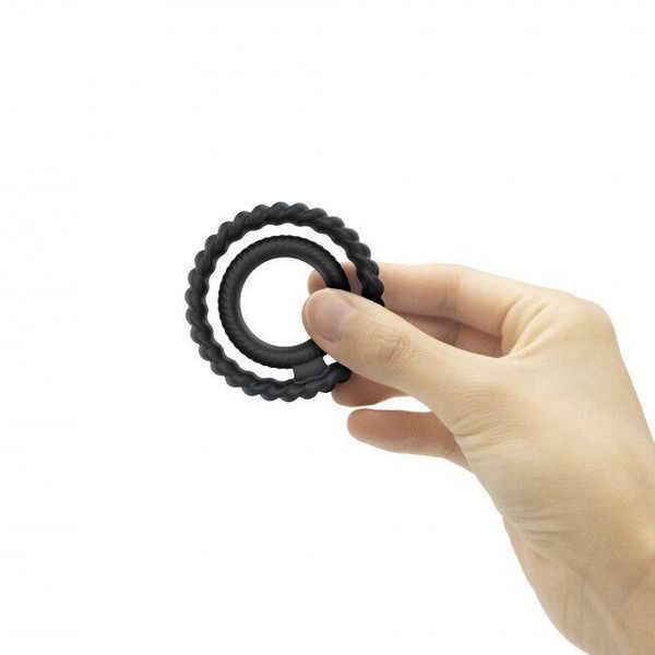 Ерекційне подвійне кільце на пеніс і мошоку Dorcel DUAL RING SO5070 фото