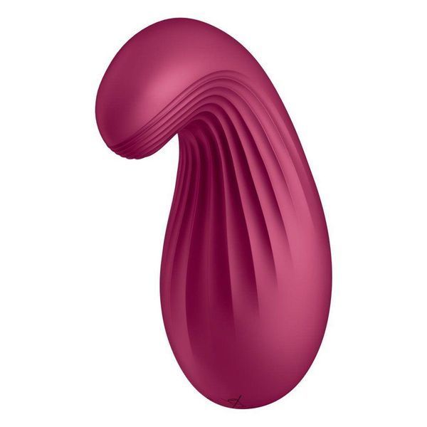 Кліторальний вібратор Satisfyer Dipping Delight Berry, 2 мотори, гнучкий кінчик SO6990 фото