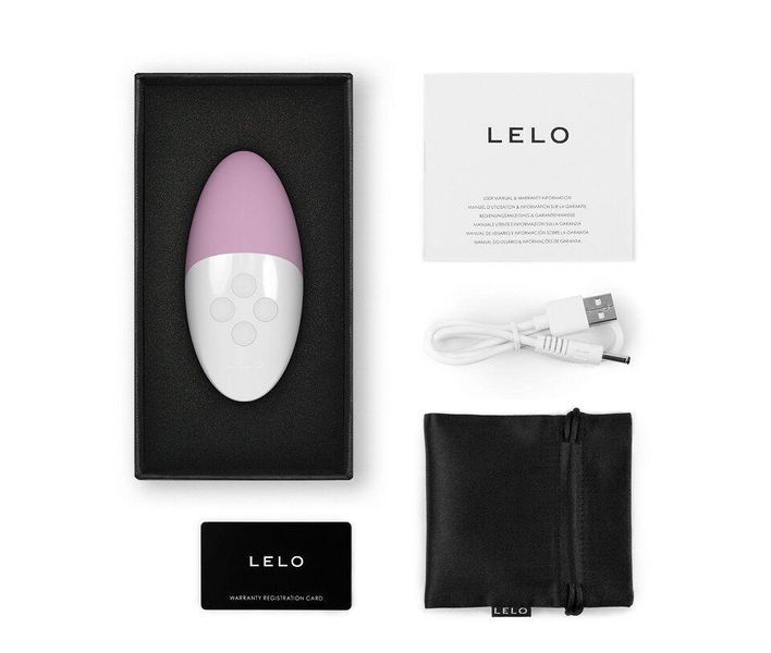 Музичний вібратор для клітора LELO SIRI 3 Soft Pink, вібрації в ритмі звуків без смартфона, 9,6х4,5 см. SX0696 фото