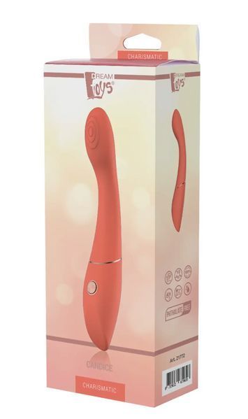 Вибратор для точки G Dream Toys CHARISMATIC CANDICE, 22х3 см. DT21772 фото