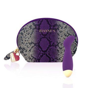 Вібратор для точки G Rianne S: Boa Mini Purple, 14х3,5 см. SO3884 фото