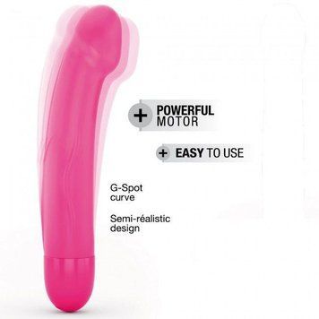 Вибратор Marc Dorcel Real Vibration M Magenta 2.0, перезаряжаемый, 22х3,7 см. SO3571 фото