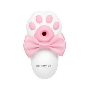 Вакуумний кліторальний стимулятор із вібрацією у формі лапки Otouch Cici Kitty Plus, 10х5 см. SO9397 фото
