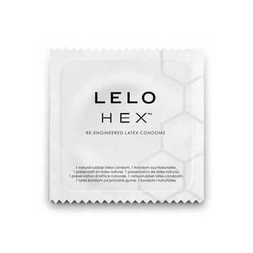 Презерватив LELO HEX Condoms Original Sachet, тонкий и суперпрочный, 1 шт. SX2842 фото