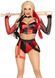 Эротический костюм Харли Квин Leg Avenue Crime Spree Sweetie Costume, XS, S, M, L SO9203 фото 2