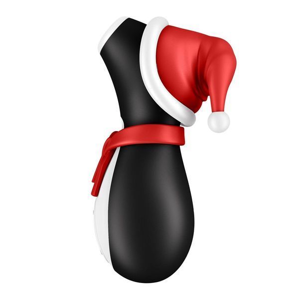 Вакуумний кліторальний стимулятор Satisfyer Penguin Holiday Edition, в шапочці та шарфі SO8777 фото