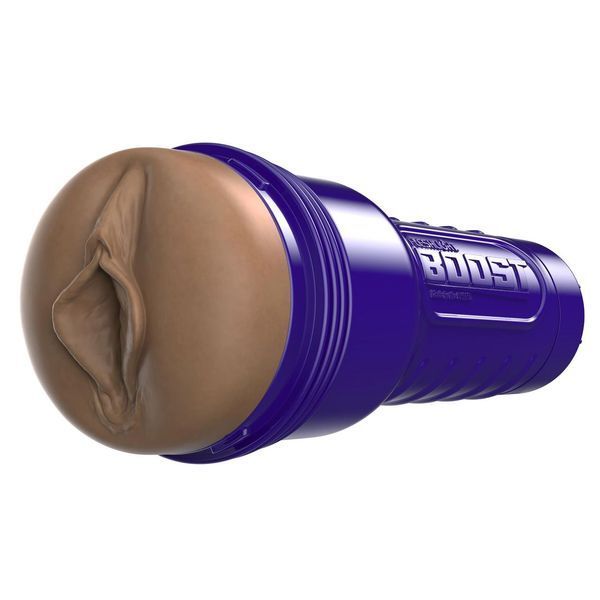 Мастурбатор-вагина Fleshlight Boost Bang Medium Dark Flesh, плавающие кольца Turbo Tech, 24,8х9,5 см. SX1315 фото