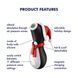 Вакуумний кліторальний стимулятор Satisfyer Penguin Holiday Edition, в шапочці та шарфі SO8777 фото 7
