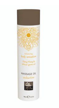 Масажна олія SHIATSU seductive Іланг-іланг та пшениця, 100 мл. HOT67002 фото