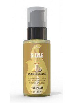 Їстівний збуджуючий масажний гель зі смаком Піна колади Sensuva - Sizzle Lips Pina Colada, 59 мл. SO9828 фото
