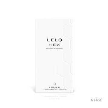 Презервативы LELO HEX Condoms Original 12 Pack, тонкие и суперпрочные, 12 шт SX1294 фото