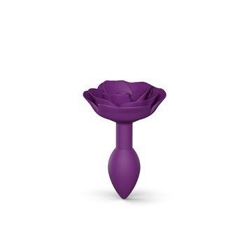 Силіконова анальна пробка Love To Love OPEN ROSES S SIZE - PURPLE RAIN, 11,5 х3 см. SO5985 фото