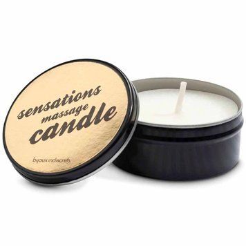 Масажна свічка з ароматом жасмину та троянди Bijoux Indiscrets Scented Massage Candle, 35 г. SO7825 фото