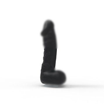 Крафтовое мыло-член с присоской Pure Bliss BIG Black, натуральное, 18х4,2 см. SO6362 фото
