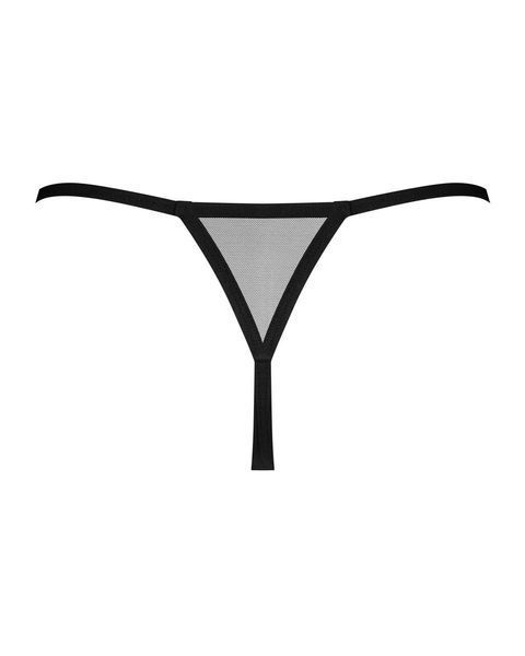 Прозрачные стринги с доступом Obsessive Novenes crotchless thong, XS/S, M/L, XL/2XL SX0622 фото