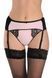Елегантний пояс для панчіх Oro 410 black/pink, S/M, L/XL, XXL Oro 410 black/pink фото 1
