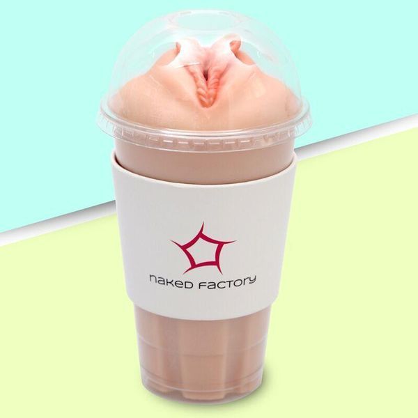 Мастурбатор-вагіна Naked Factory Cup Sleeve V-4, наскрізний, 15,6х8,4 см. SX3488 фото