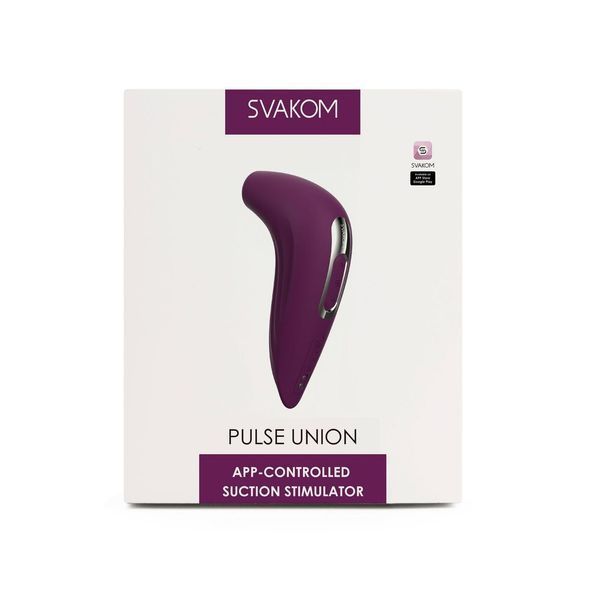 Вакуумный смарт-стимулятор Svakom Pulse Union, 12х4 см. SO6373 фото