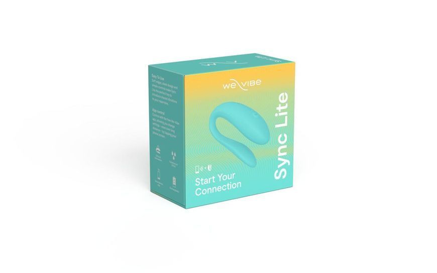 Смарт вибратор для пар We-Vibe SYNC Lite Aqua SO8767 фото