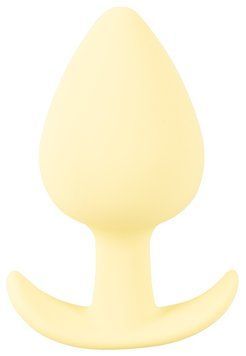 Анальная пробка Cuties Plugs Yellow, 6,5х3,1 см. 5569120000 фото