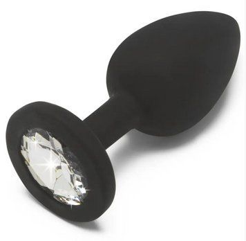 Анальная пробка Toy Joy Diamond Booty Jewel Small Black, размер S, 7х2,5 см. 430363 фото