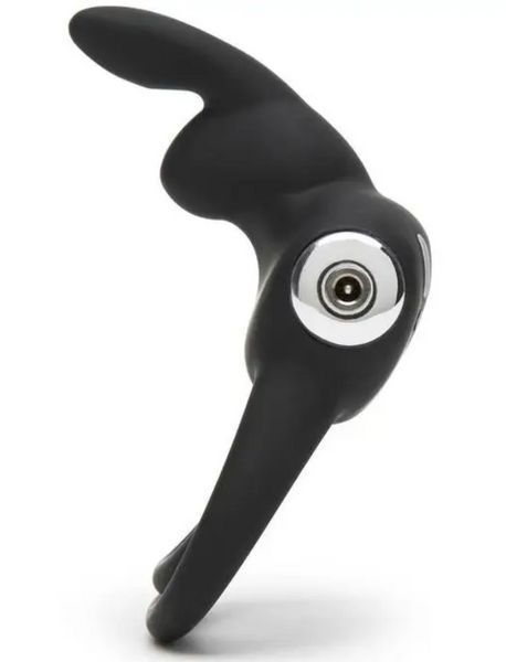 Подвійне ерекційне кільце з вібрацією Fifty Shades Happy Rabbit Stimulating Rechargeable Rabbit Cock Ring FS73137 фото