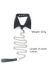 Комір з ланцюгом MADAM COLLAR BLACK DIA106 фото 3