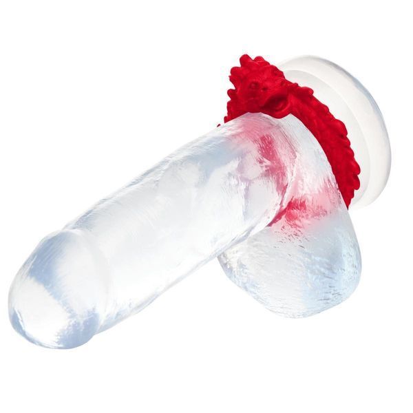 Эрекционное кольцо &ndash; дракон Creature Cocks Rise of the Dragon Silicone Penis Ring &ndash; Red, 4 см. SX2221 фото