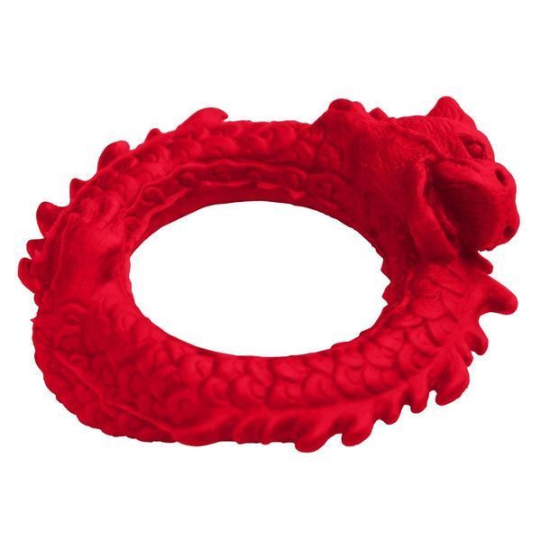 Эрекционное кольцо &ndash; дракон Creature Cocks Rise of the Dragon Silicone Penis Ring &ndash; Red, 4 см. SX2221 фото