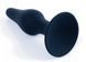 Анальний плаг Silicone Plug Black - Large, 12,5 х3 см. BS6400094 фото 3