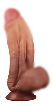 Фалоімітатор гігант Dual layered Platinum Silicone Cock 10'', 24,5х7 см. 6452LVTOY420 фото