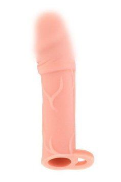 Насадка на член Real Body - Real Extender HUGY, 16,5х3,5 см SO3717 фото