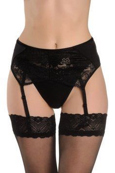 Елегантний пояс для панчіх Oro 409 black, S/M, L/XL, XXL Oro 409 black фото