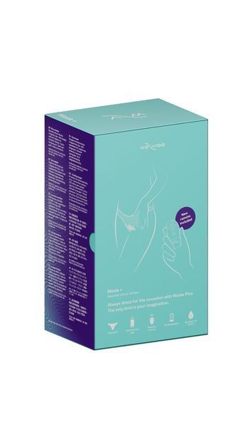 Смарт-вібратор у трусики We-Vibe Moxie Aqua, оновлений пульт ДК SO7145 фото