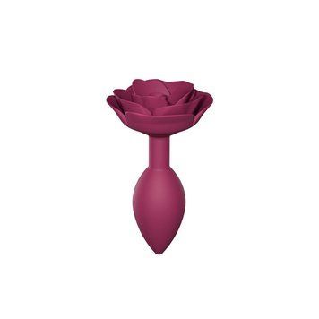 Силіконова анальна пробка Love To Love OPEN ROSES M SIZE - PLUM STAR, 12х3,4 см. SO5984 фото