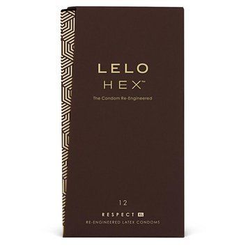 Презервативы увеличенного размера LELO HEX Condoms Respect XL 12 Pack, тонкие и суперпрочные, 12 шт. SX1295 фото
