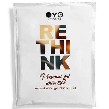 Лубрикант на водній основі OYO Personal Gel Universal, 5 мл. LE030 фото