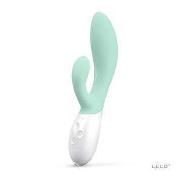 Преміальний вібратор-кролик LELO Ina 3 Seaweed, 20х3, 8 див. SO8079 фото