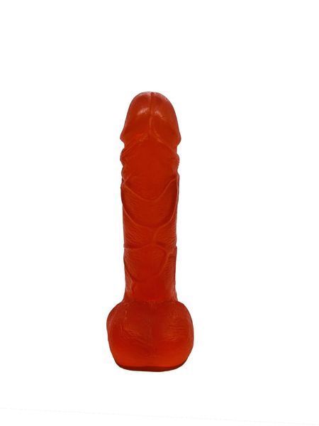 Крафтове мило-член із присоском "Чистий Кайф" Red, size M SO2637 фото